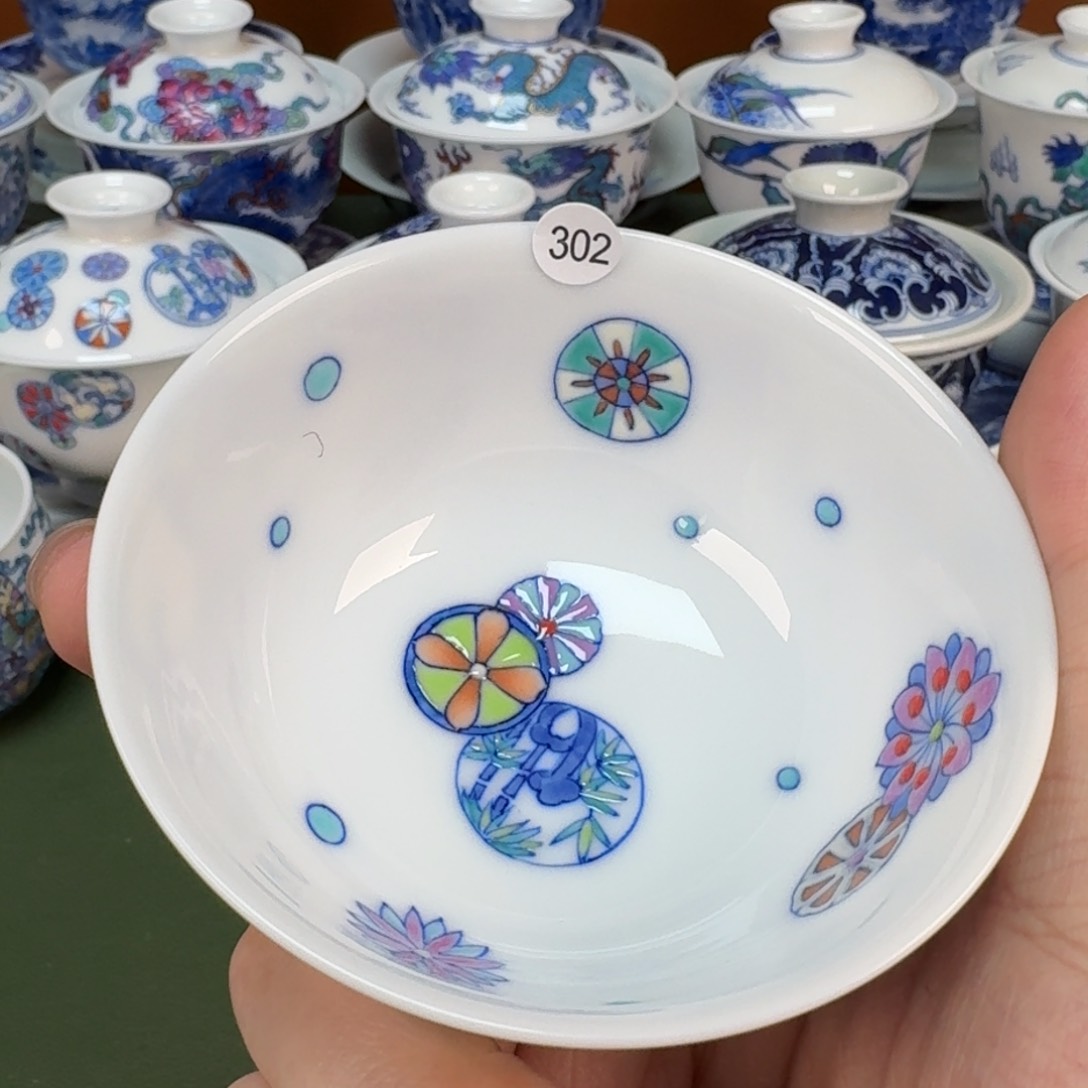 杯大帅纯手工手绘茶具302