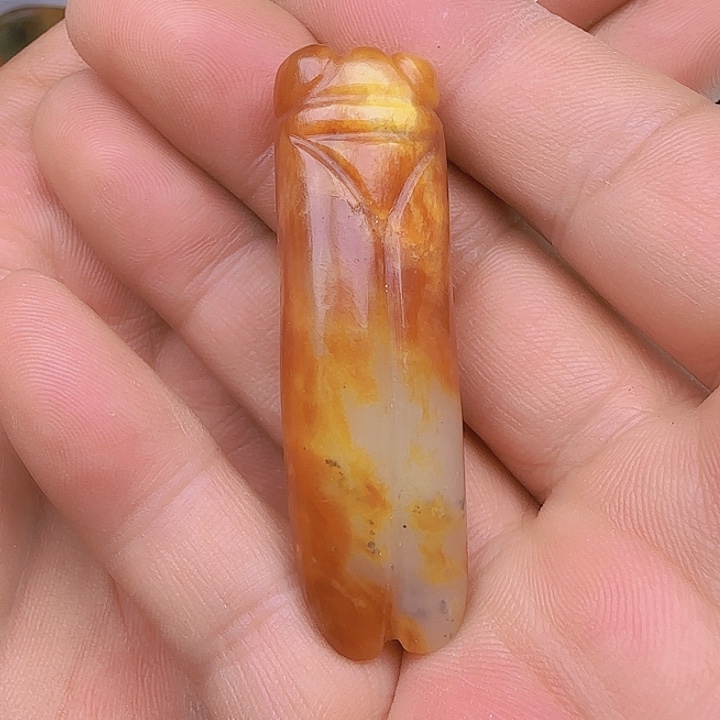 和田玉吊坠(不含链)未镶嵌