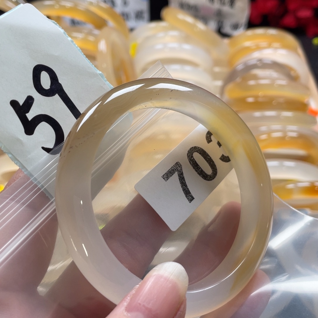 玛瑙/玉髓未镶嵌手镯