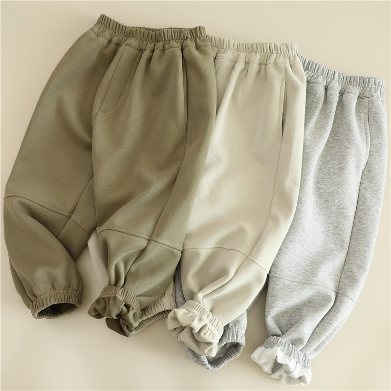 儿童春秋款卫裤2025男童简约大气休闲运动裤宝宝宽松洋气长裤裤子