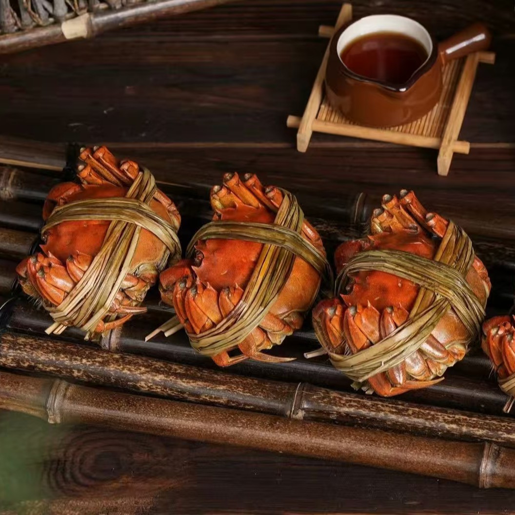 【活蟹现发】苏州湖蟹20只装（母蟹20只）1.1两-0.8两顶盖肥红膏蟹