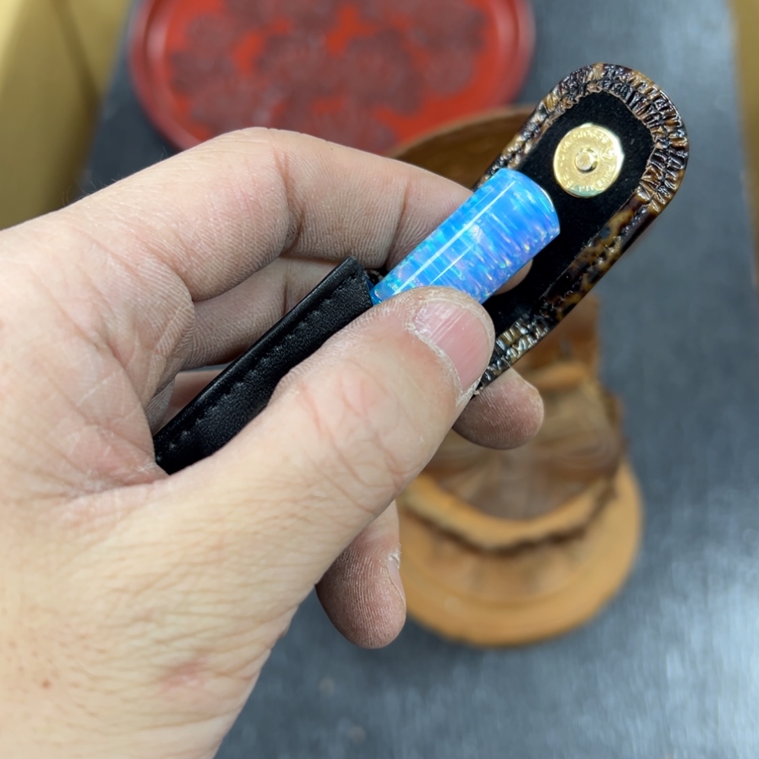 言***灯石材日本中古工艺品摆件