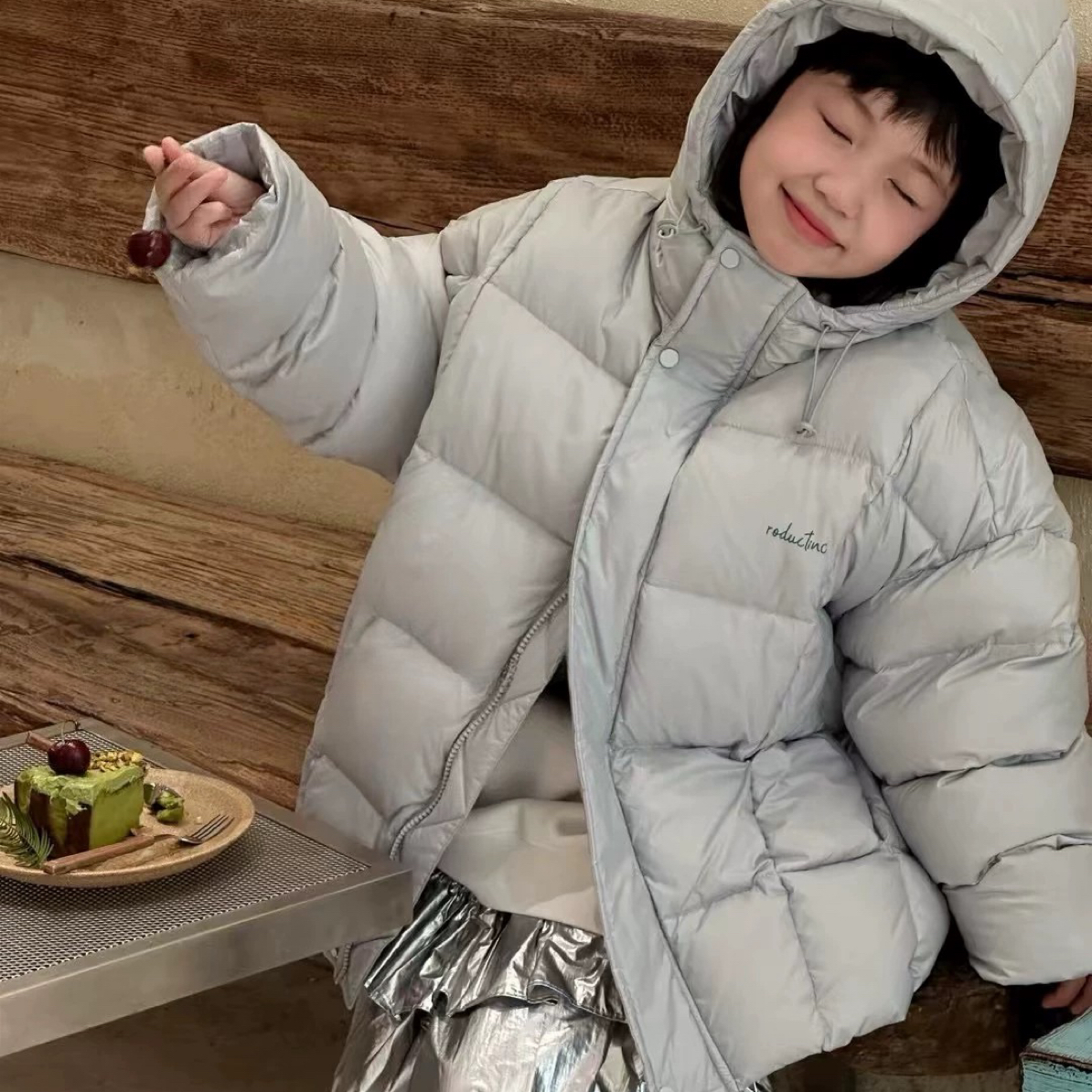 潮童冬款白鸭绒保暖连帽羽绒服2405055