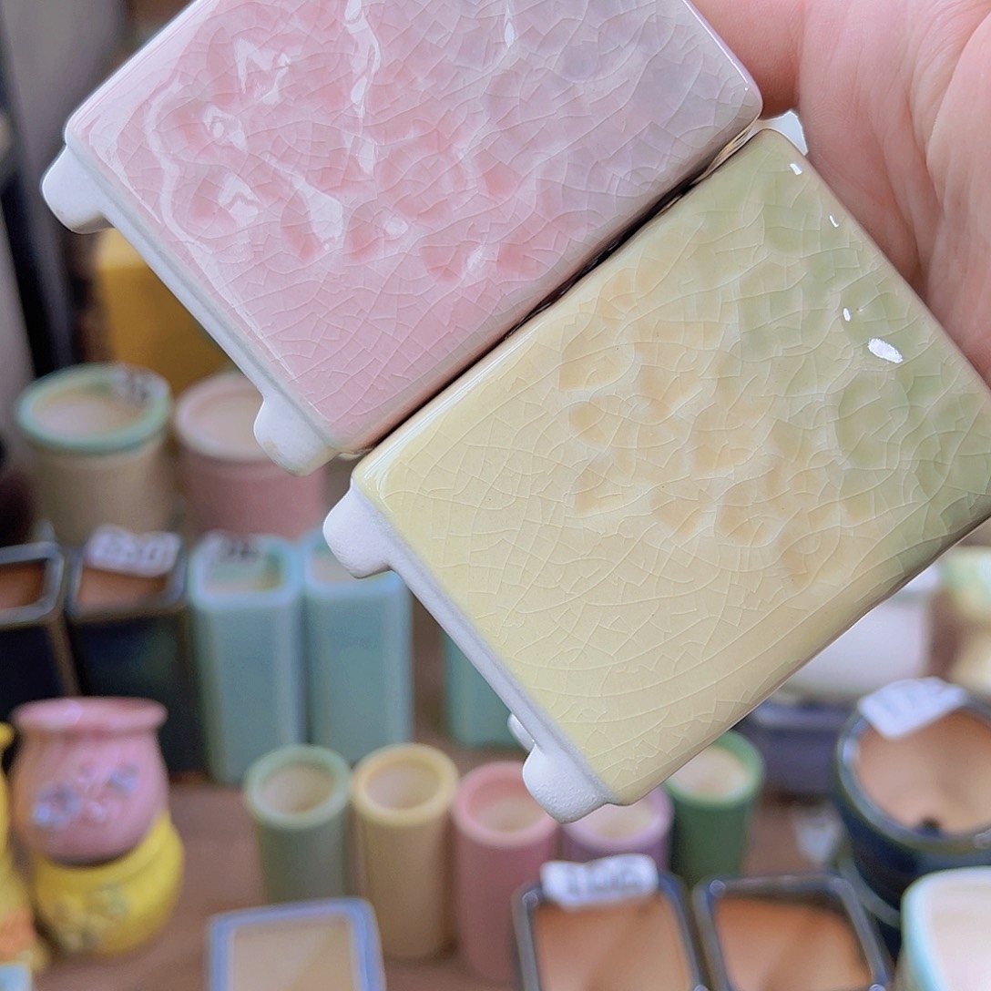 红陶陶瓷花盆满12包邮