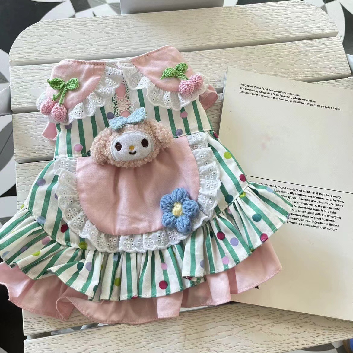宠物衣服狗狗猫咪春夏季薄款 卡通动漫美乐蒂洛丽塔~公主裙