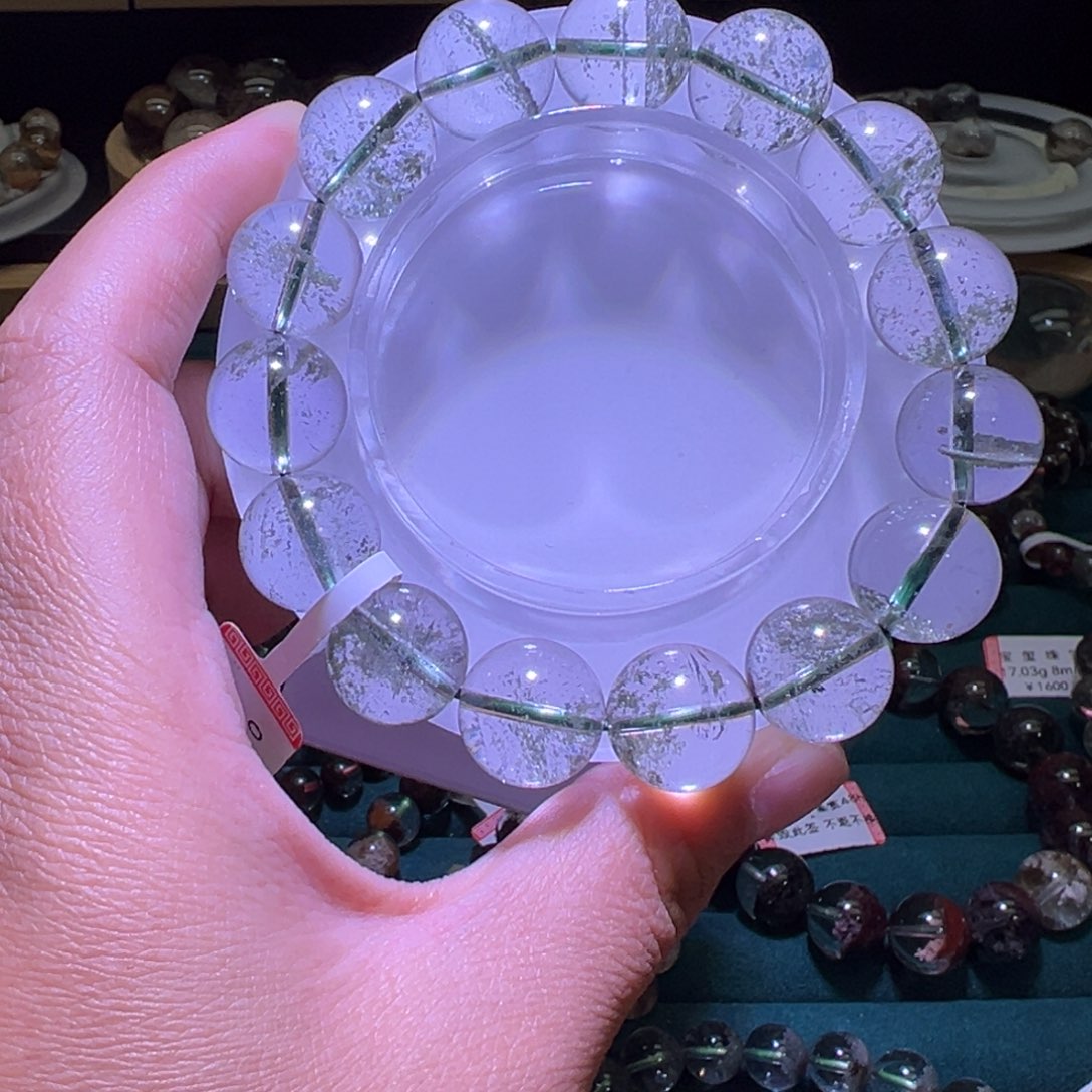 水晶未镶嵌手链绿幽灵
