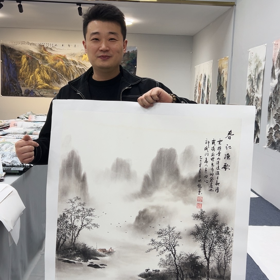 国画国画宣纸纯手绘作品