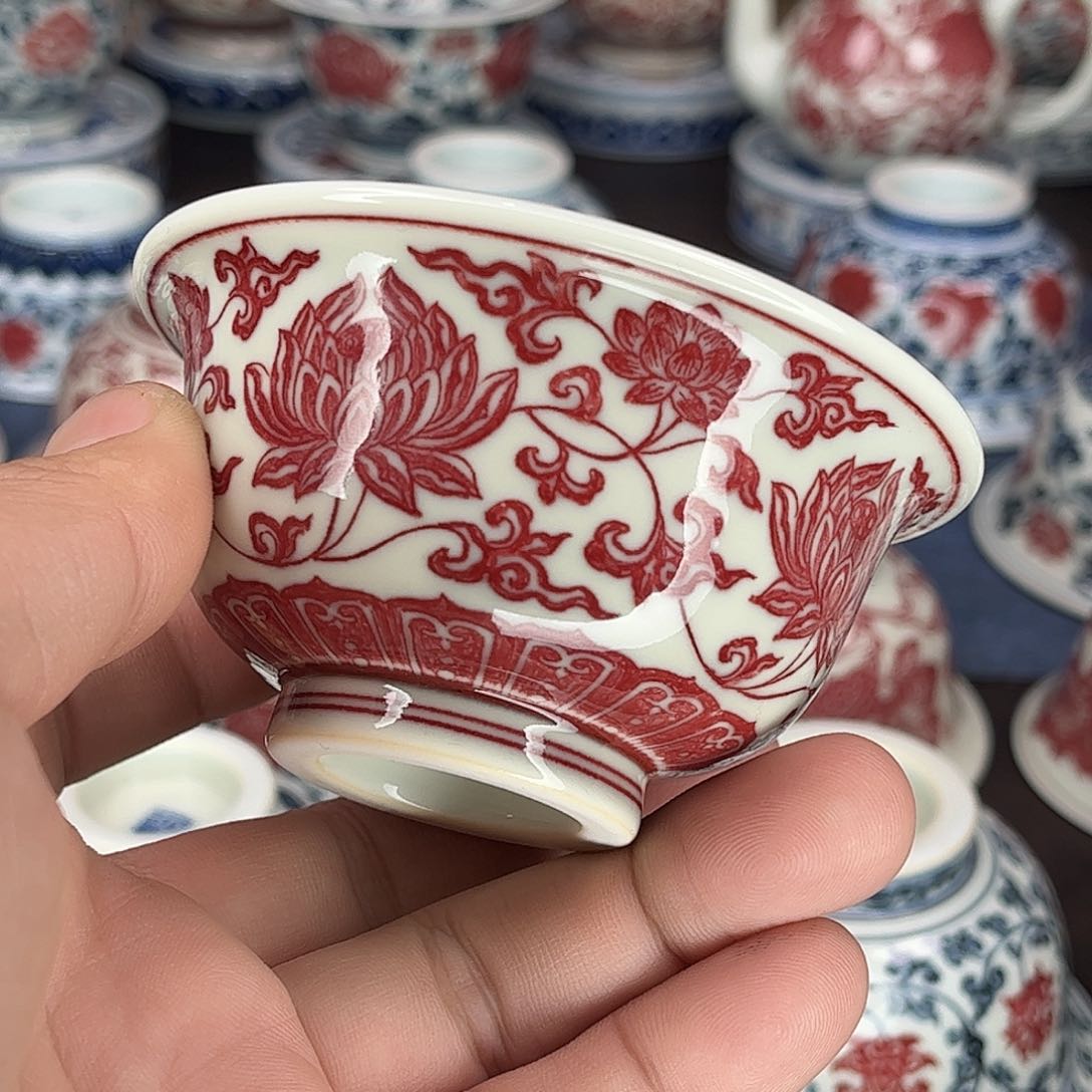 刘*大景德镇陶瓷青花釉里红