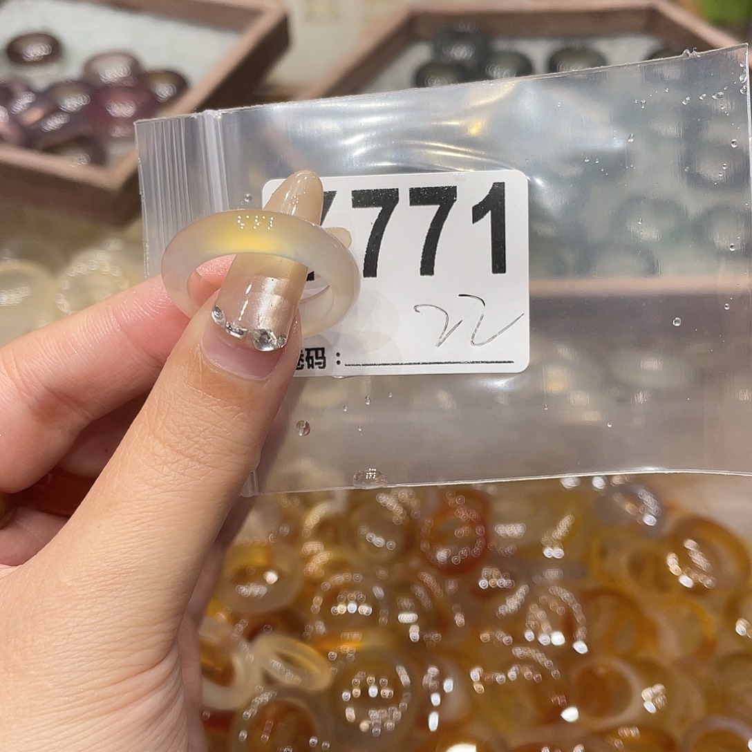 玛瑙/玉髓未镶嵌戒指771