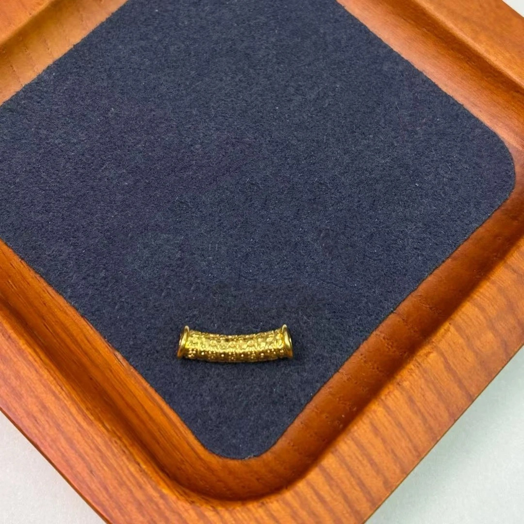 米来金铺足金百福弯管WH1267