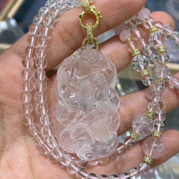 水晶颈饰未镶嵌天然