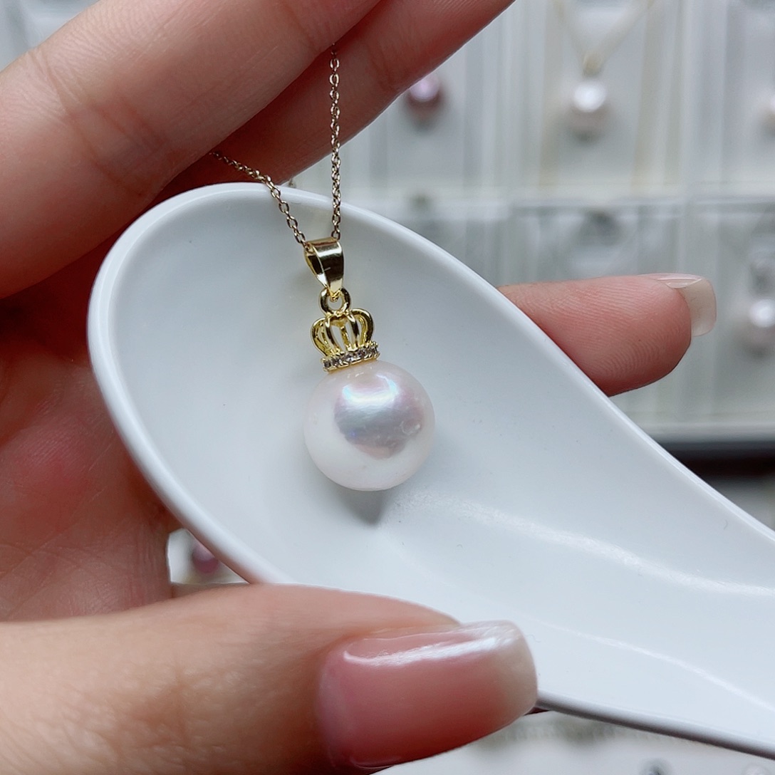 淡水珍珠未镶嵌吊坠(赠链)