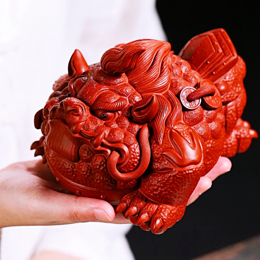 宜兴原矿紫砂将军蟾大金蟾大号