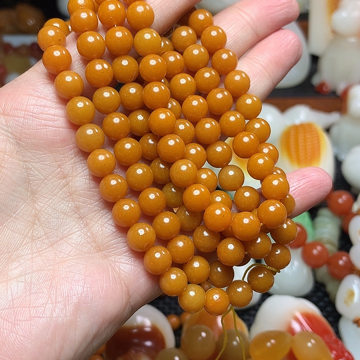 新疆北疆黄蜡石108