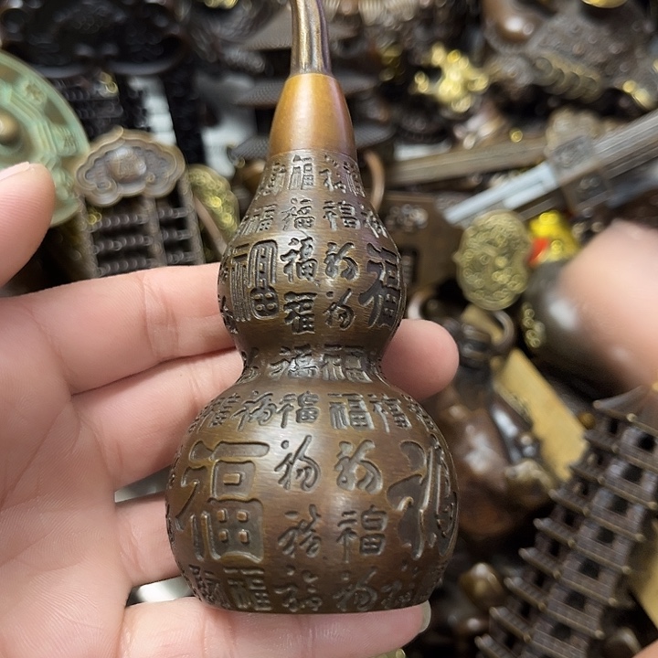 顺顺利利，铜器摆件