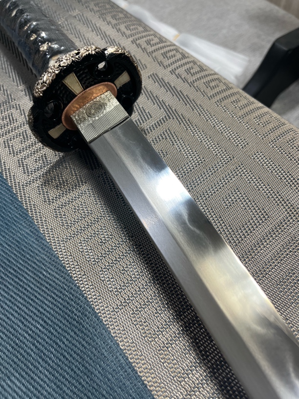 龙泉手工锻打刀剑定制（黄铜鎏装具乌兹覆土烧）专拍链接