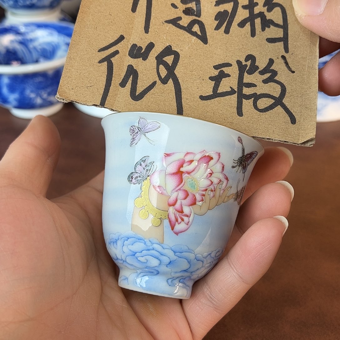 杯景德镇全手工手绘陶瓷