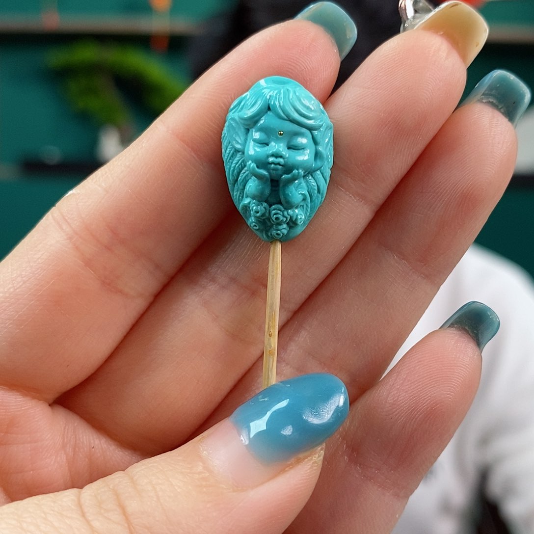 绿松石珠宝奇石未镶嵌