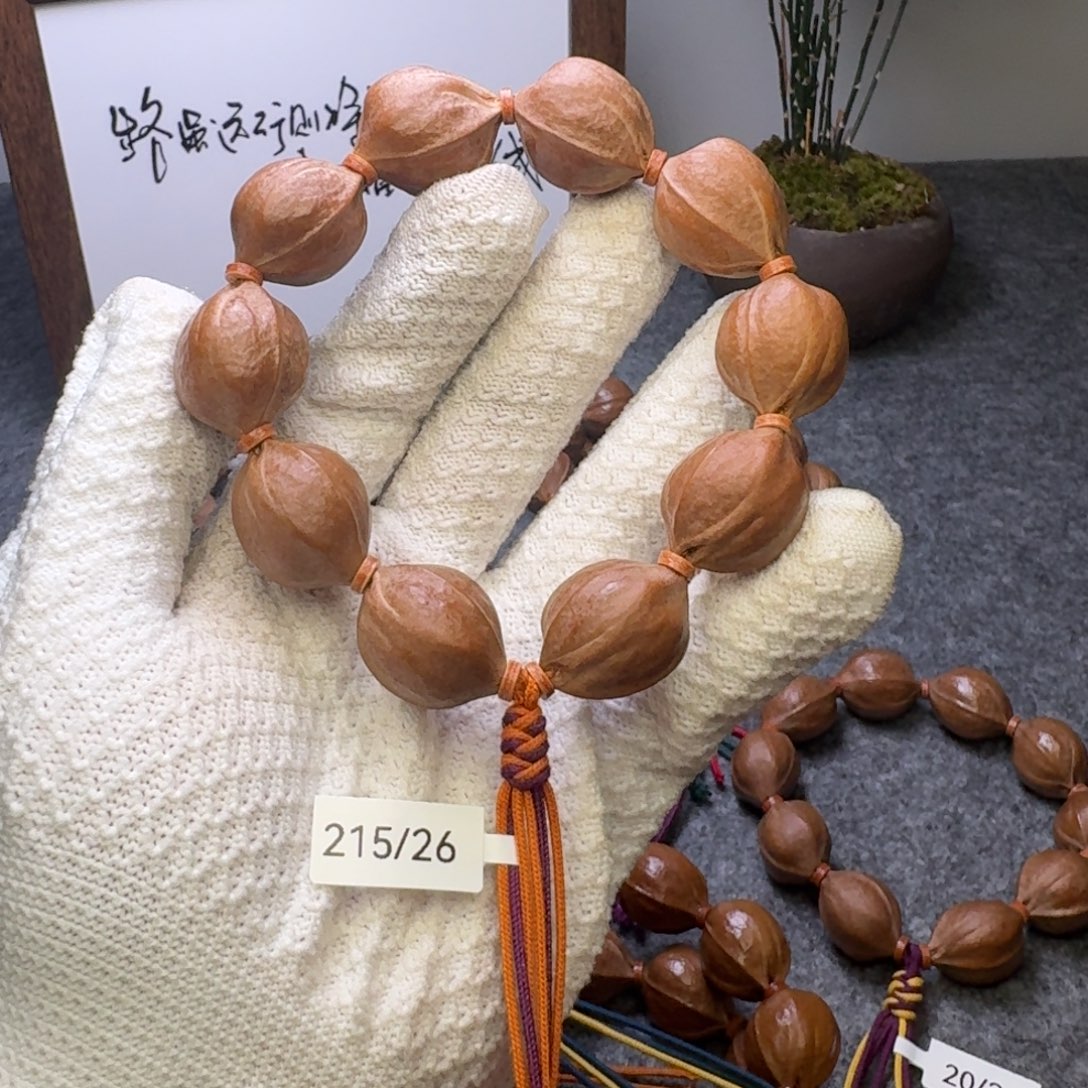 好***！橄榄核手串/手链215/26鲨鱼背