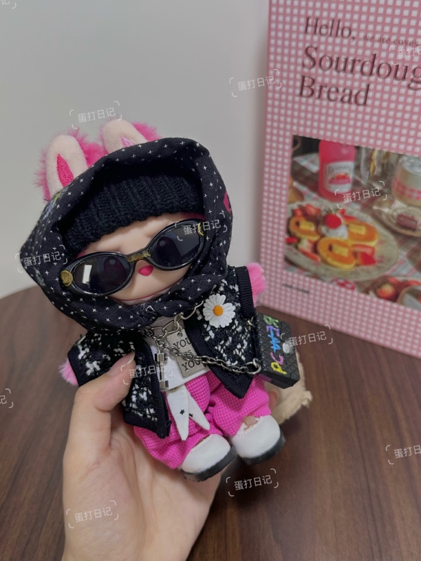 仅娃衣套装不含娃·一二三代labubu娃衣拉布布公仔衣服1517cm通用