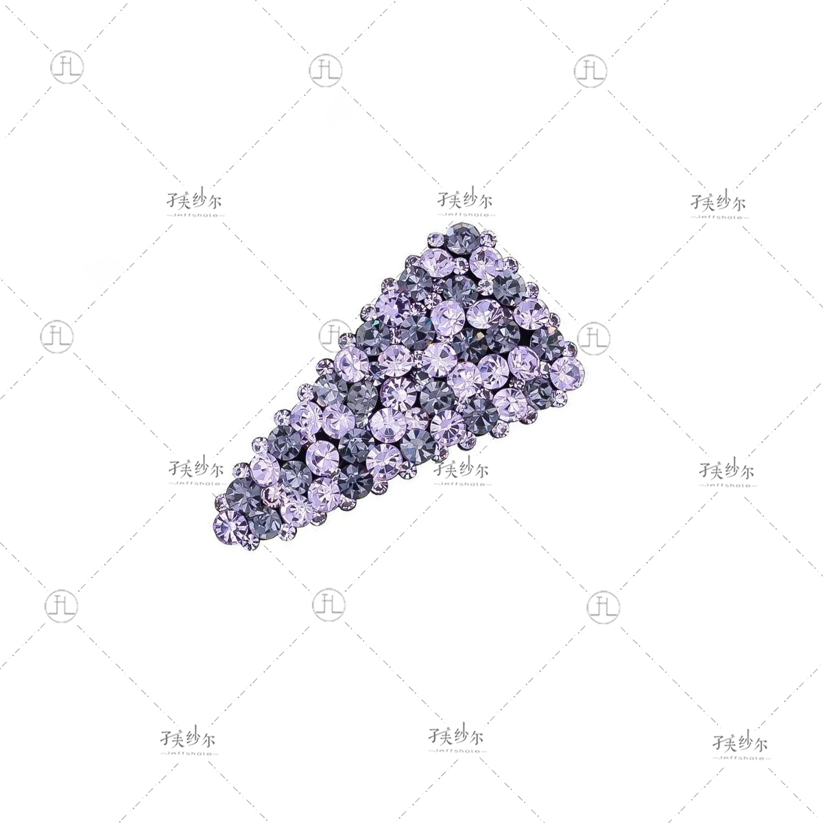 闪闪错落圆钻发夹 12999