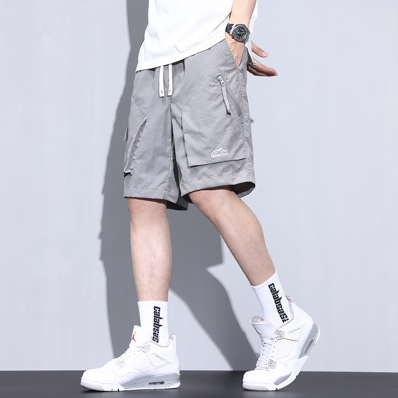 【夏日新款】男士薄款休闲五分裤宽松透气凉爽工装短裤潮流时尚