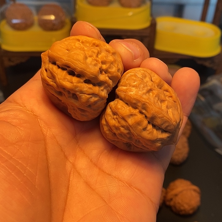 张***祖吊坠文玩核桃40尺，蛤蟆头