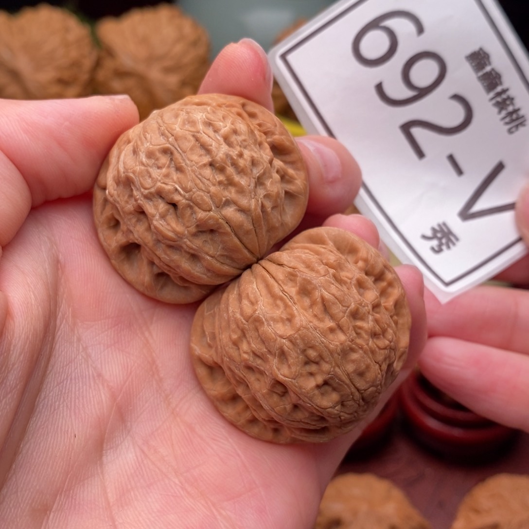 文玩核桃把件铁锤36