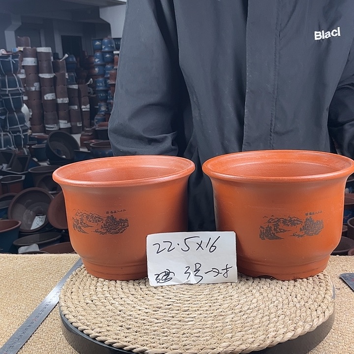 紫砂花盆紫砂花盆