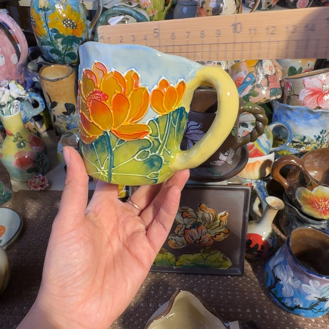 景德镇釉下彩微瑕107