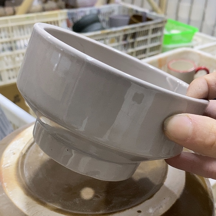 陶摆件陶盆有孔 瑕疵介意勿拍