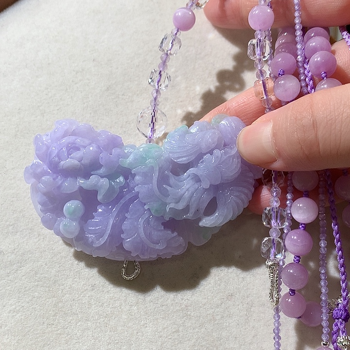 翡翠未镶嵌颈饰翡翠吊坠