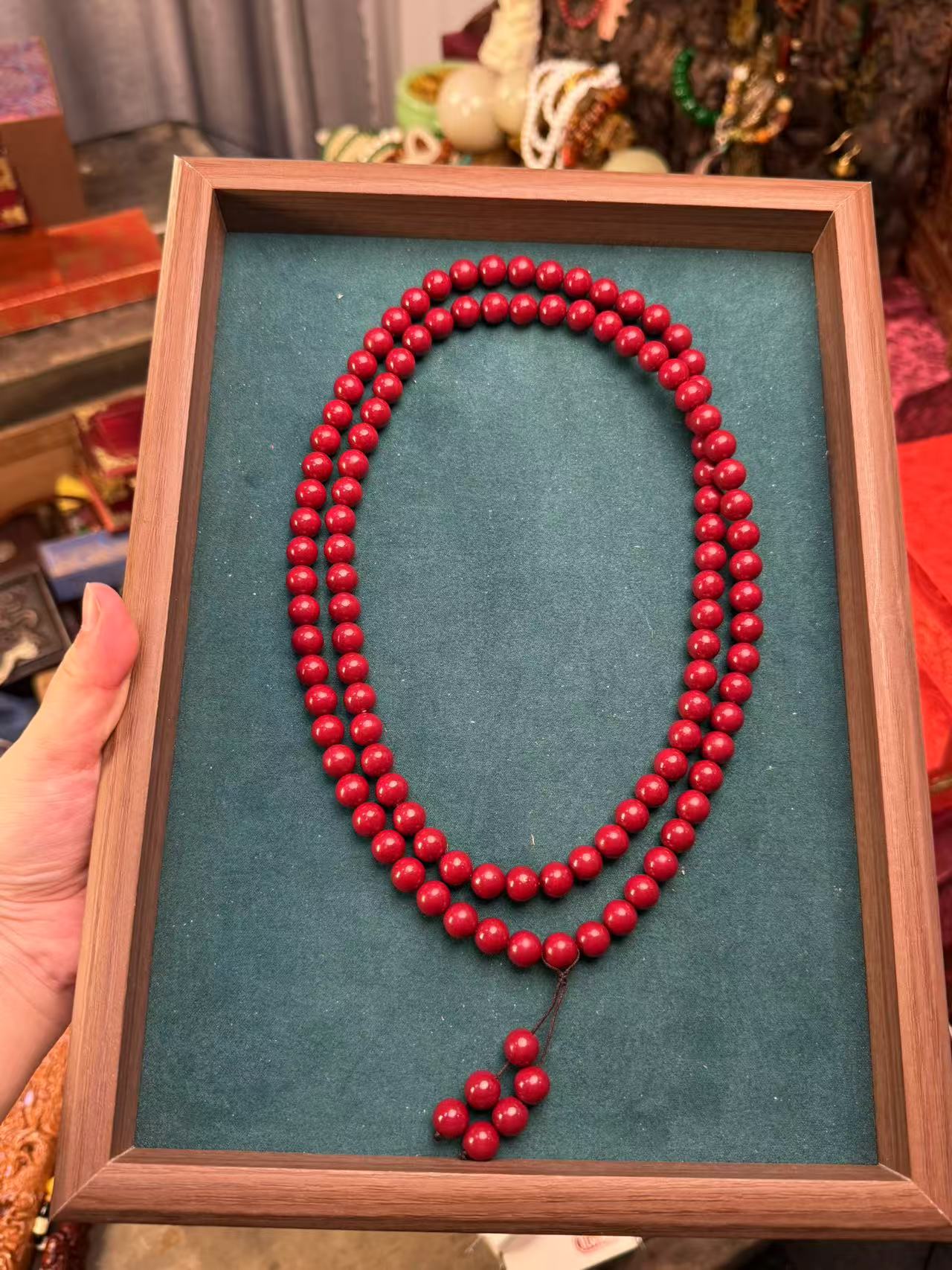 天然辰砂天然辰砂108颗          