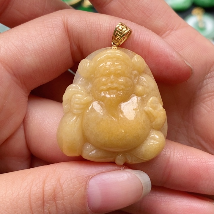 翡翠颈饰未镶嵌吊坠