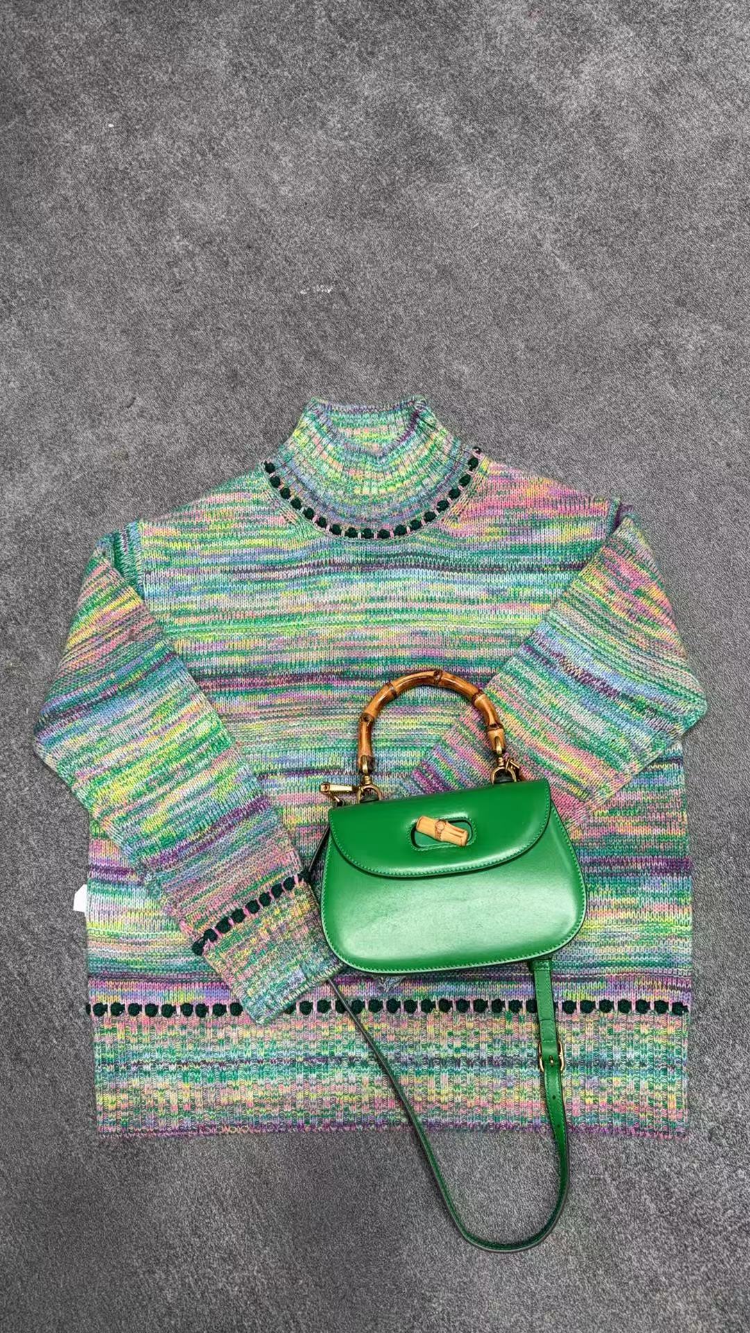 【卡诗米羊绒】25196打底花纱套头时尚山羊绒100%女款针织上衣