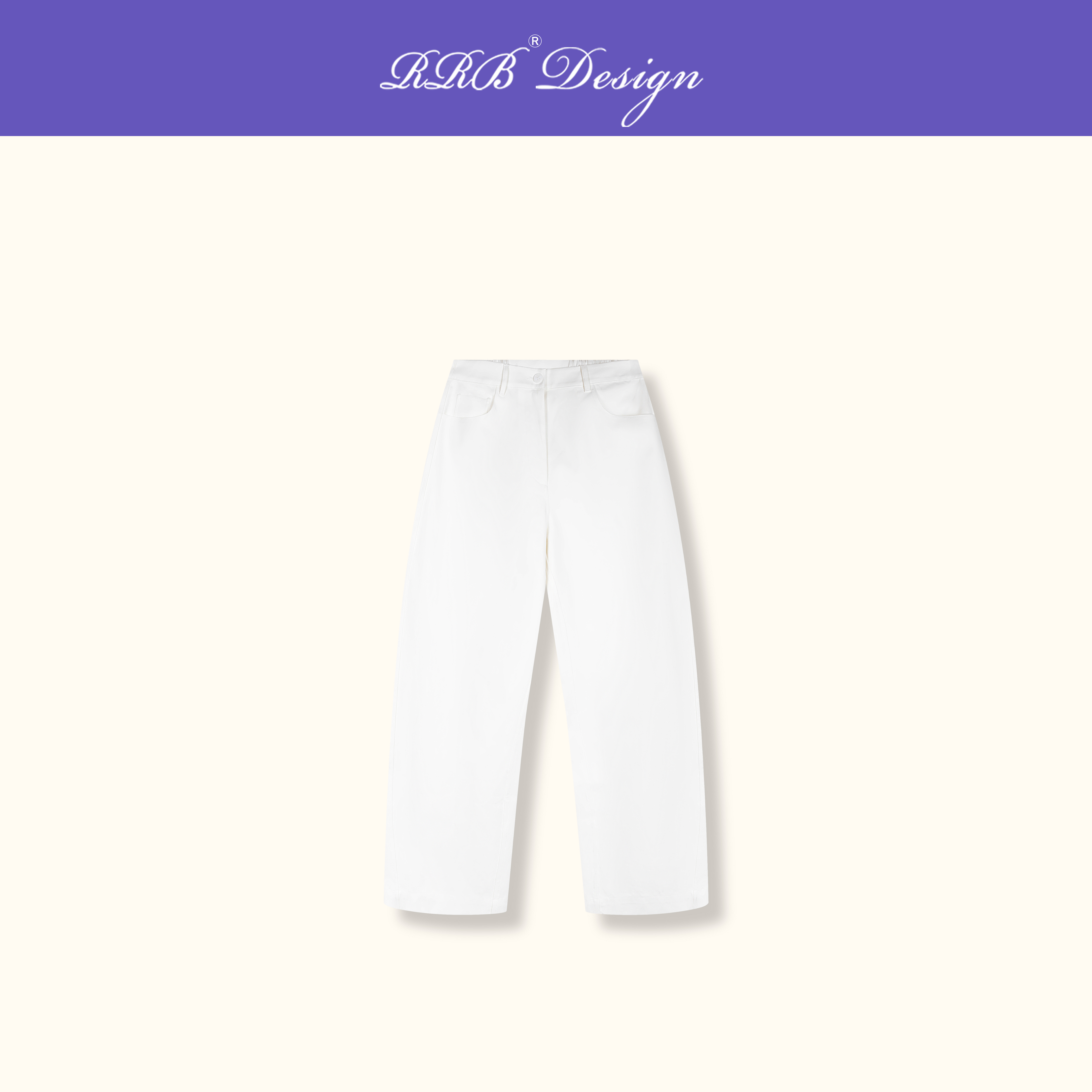 RRB Design「立裁神裤」百搭纯色高腰显瘦遮肉不显胯阔腿锥形裤