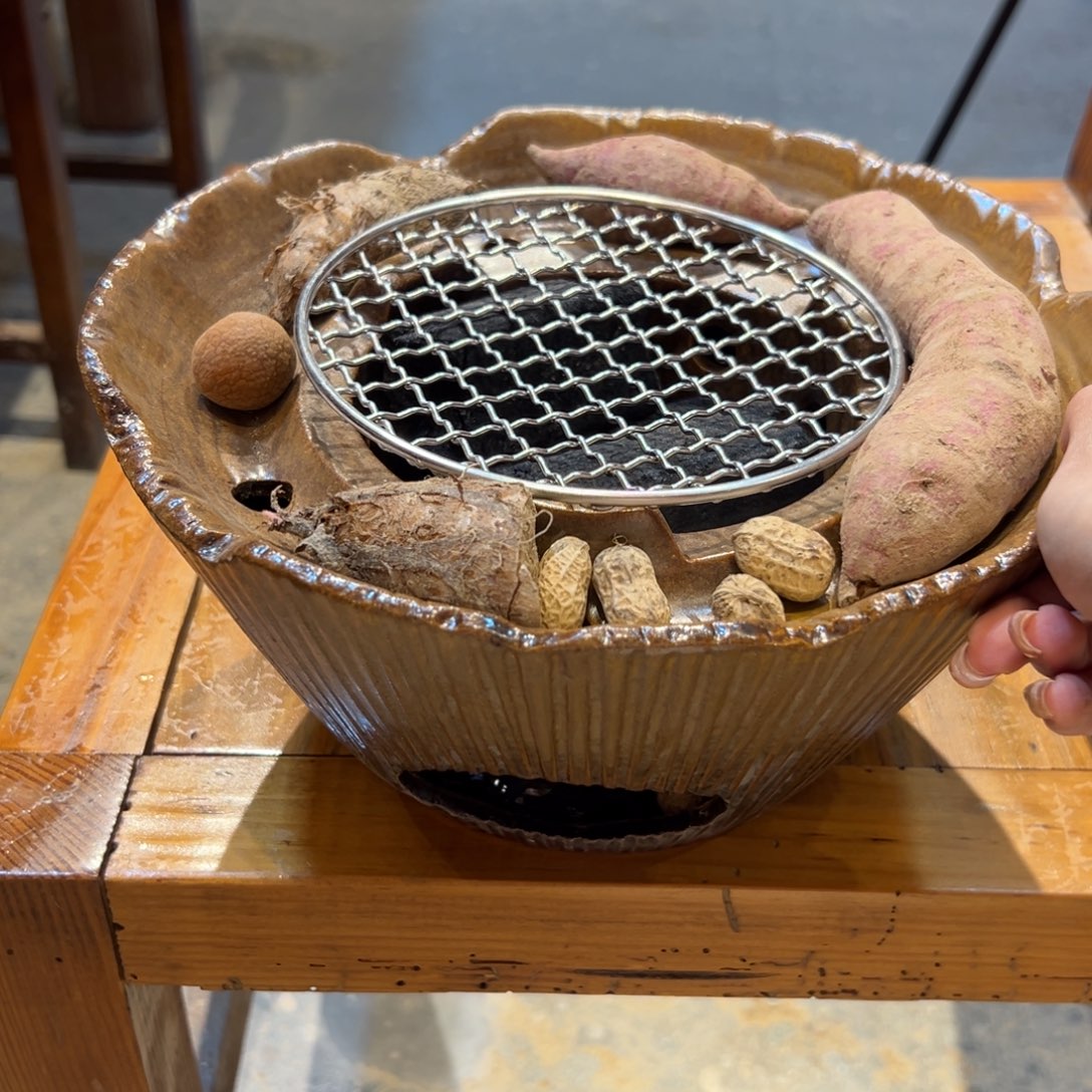 裸烧老岩泥粗陶茶具茶器