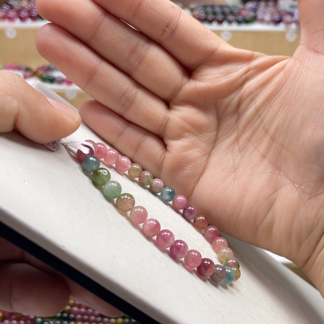 碧玺手串未镶嵌6mmmmmmmmmmmmmmmmmmmmm