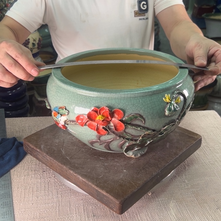 泳坤堂石湾盆陶瓷