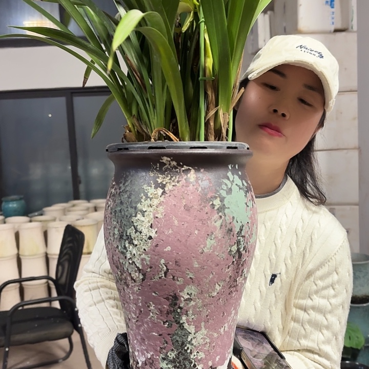 正品高30口20花盆