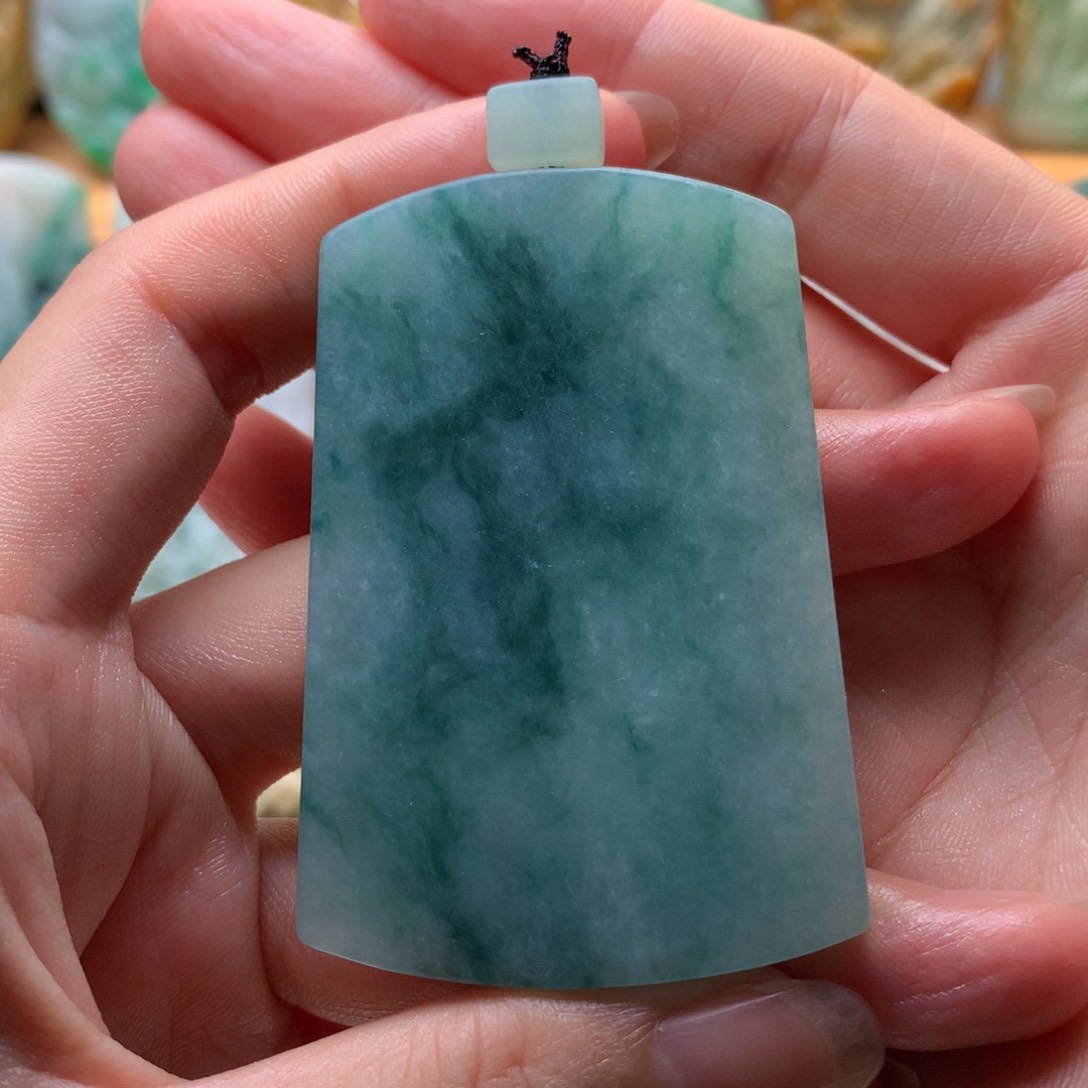 定制翡翠未镶嵌无事牌