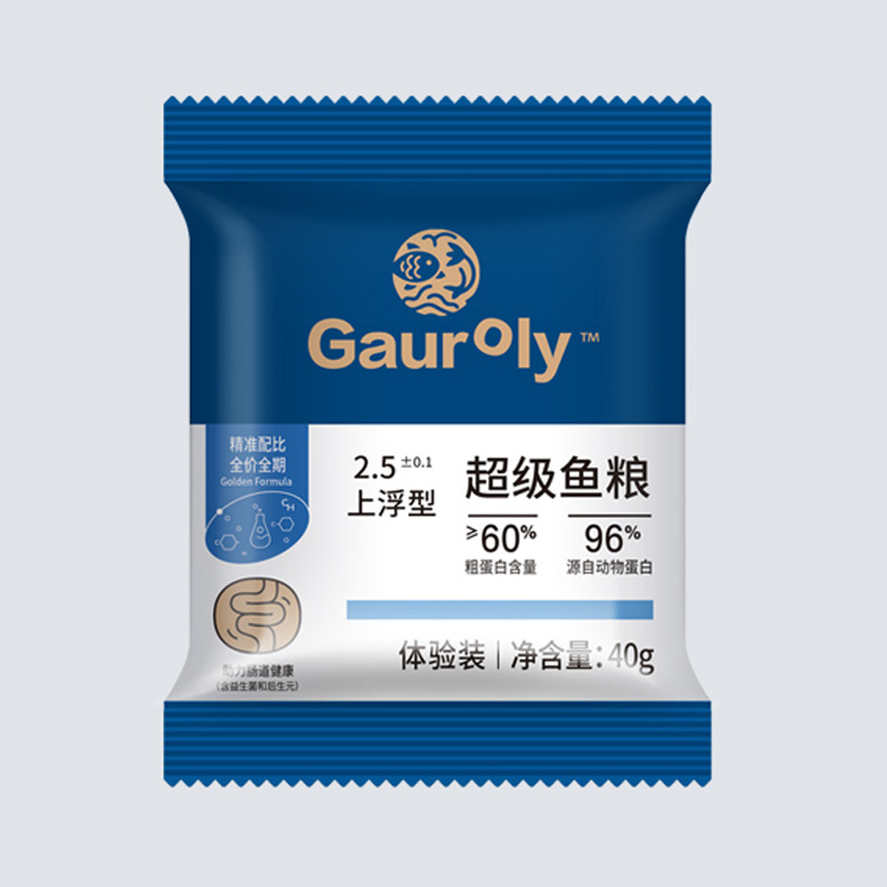 高肉力超级鱼粮2.5体验装40g