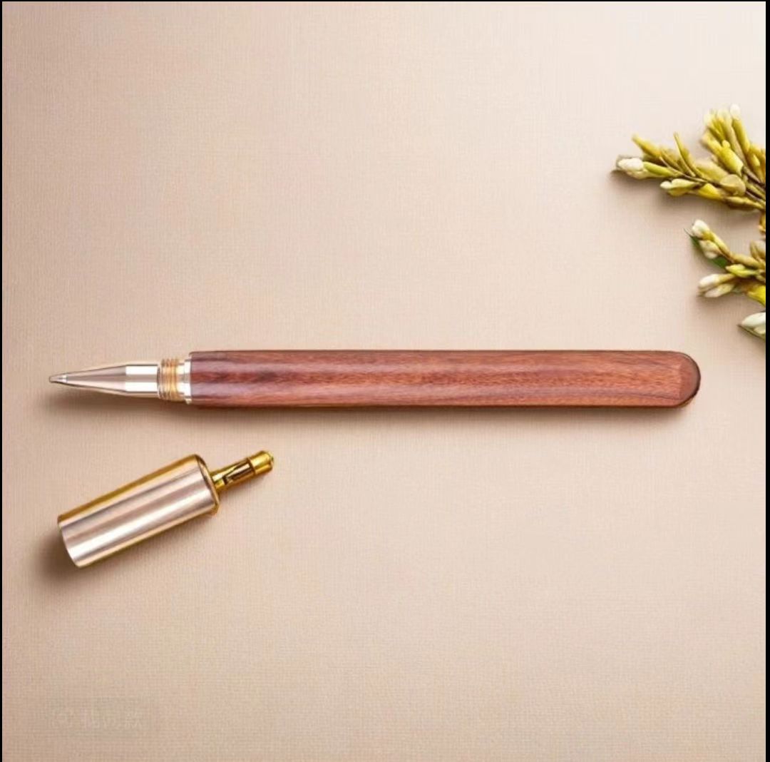 缅花红木水笔总裁签字笔拍一发二