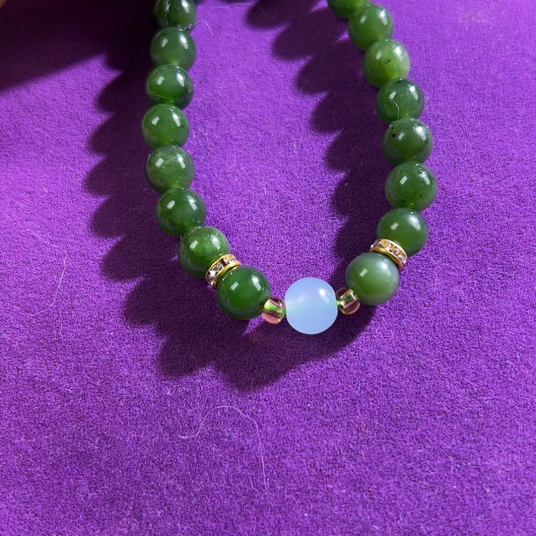 和田玉手链未镶嵌