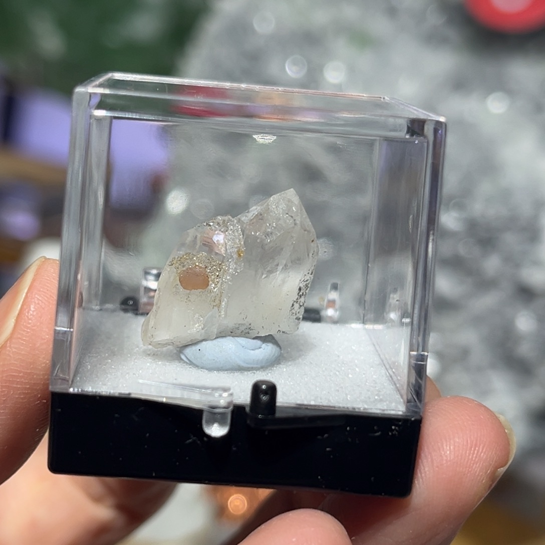 石材水晶磷锰标本