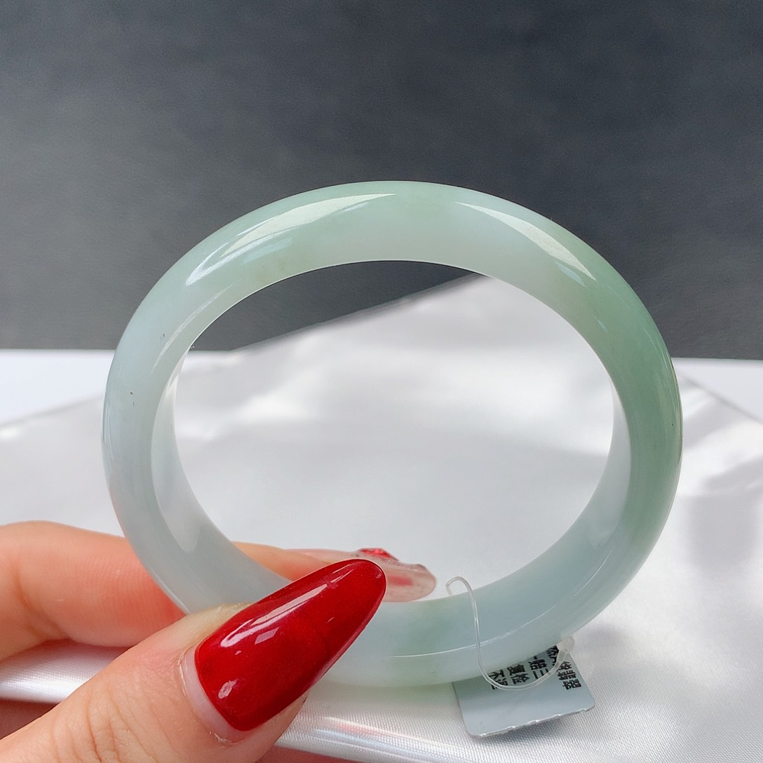 翡翠手镯未镶嵌58贵妃53.6