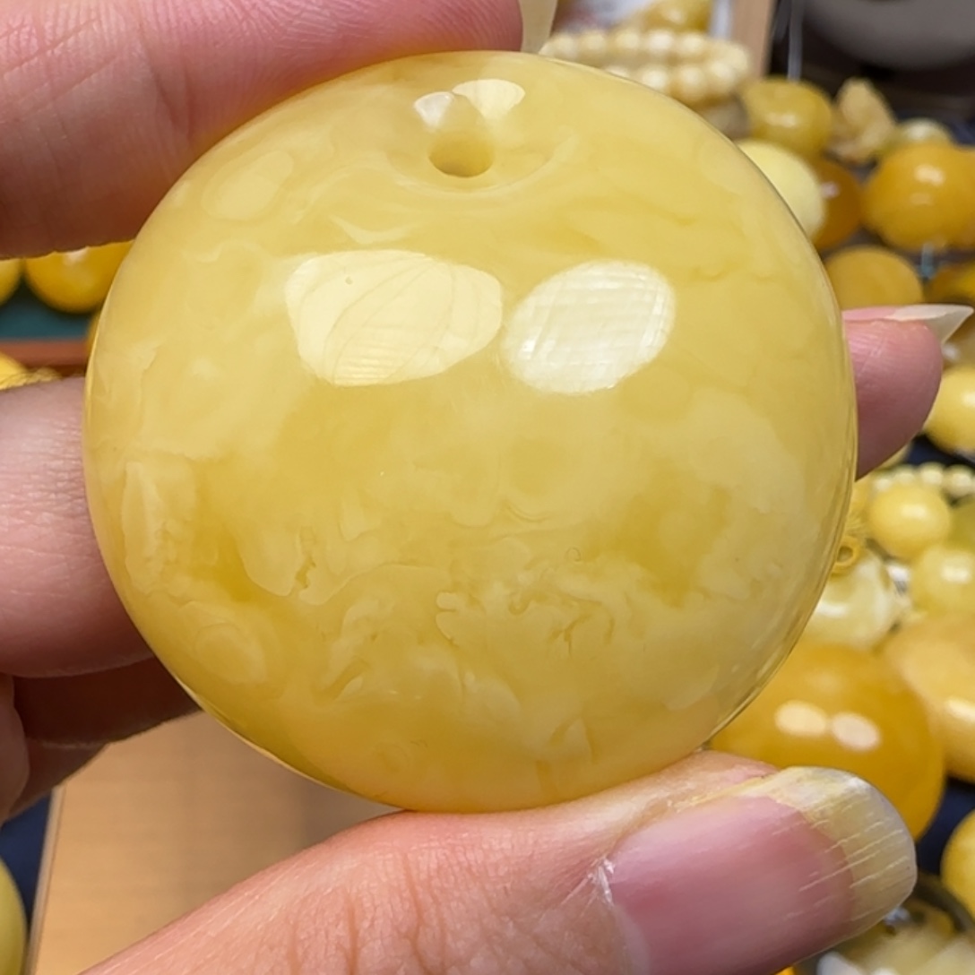 蜜蜡未镶嵌颈饰天然蜜蜡