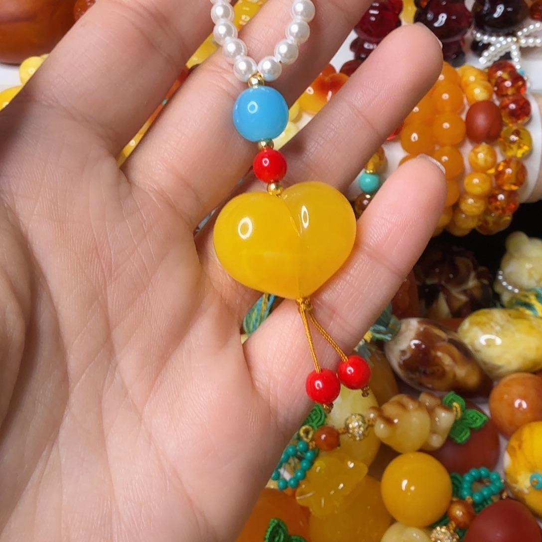 ˻****非金属爱心提溜单颗