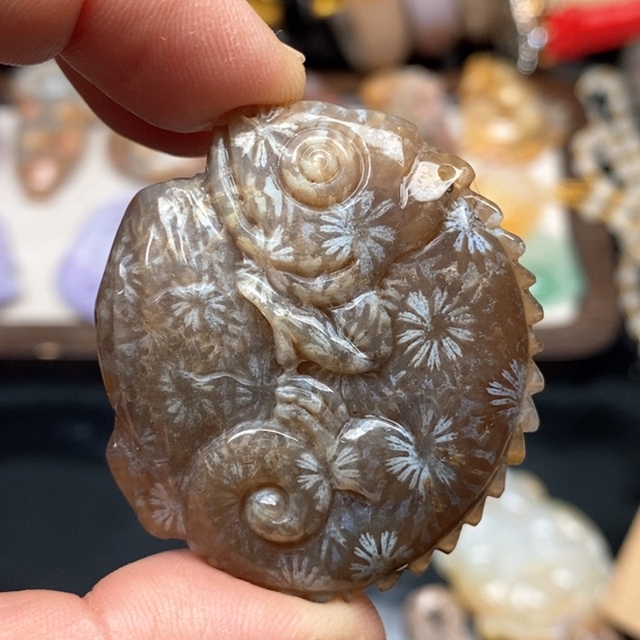 硅化珊瑚（珊瑚玉）手镯未镶嵌