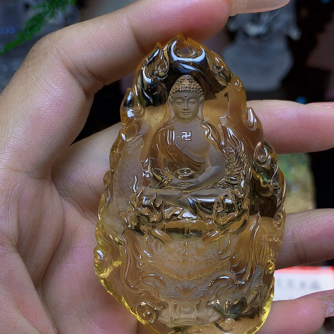 水晶颈饰未镶嵌跑***项，